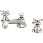 Water Creation American 20th Century Classic Widespread Lavatory Faucet With Pop Up Drain