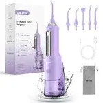 Sejoy Water Flosser, 2023 Water Flossers for Teeth Rechargeable, Oral Irrigator for Home Travel Office, 270ml Ipx7 Waterproof 5 Cleaning Modes and 5