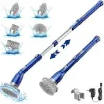 Electric Spin Scrubber, Shower Scrubber Cleaning Brush with 4 Replaceable Bru...