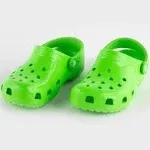 Crocs Kids' Classic Neon Highlighter Clog, Green, J1