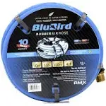 BluBird 1/2 in. x 10 ft. Rubber Air Hose