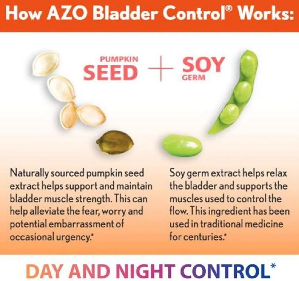 Azo Bladder Control with Go-Less - 72 Capsules