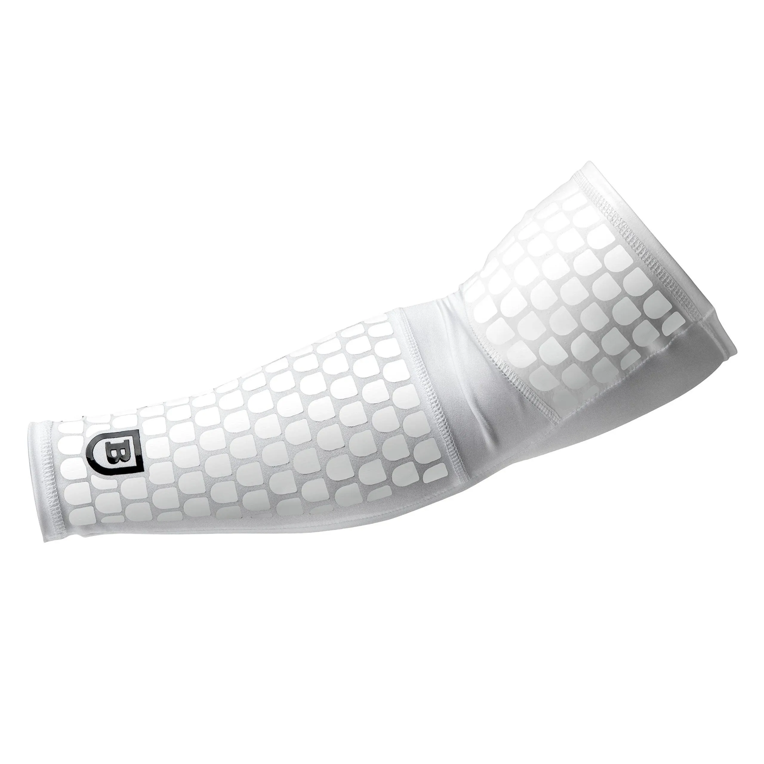 Battle Sports Ultra-Stick Football Full Arm Sleeve - White