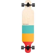 Retrospec Rift Drop-Through Longboard Skateboard Complete