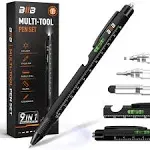 BIIB Gifts for Men, Stocking Stuffers for Adults Men, 9 in 1 Multitool Pen, Mens Gifts for Dad Him Boyfriend, Christmas Gifts for Men Who Have