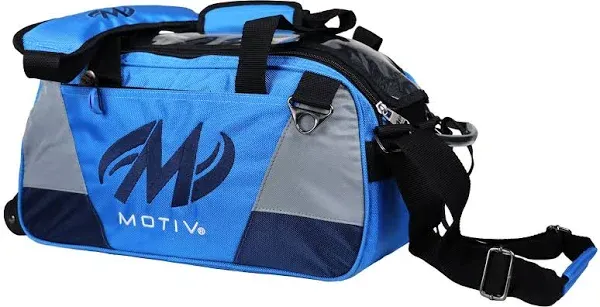 Motiv Ballistix Cobalt Blue 2 Ball Tote Bowling Bag