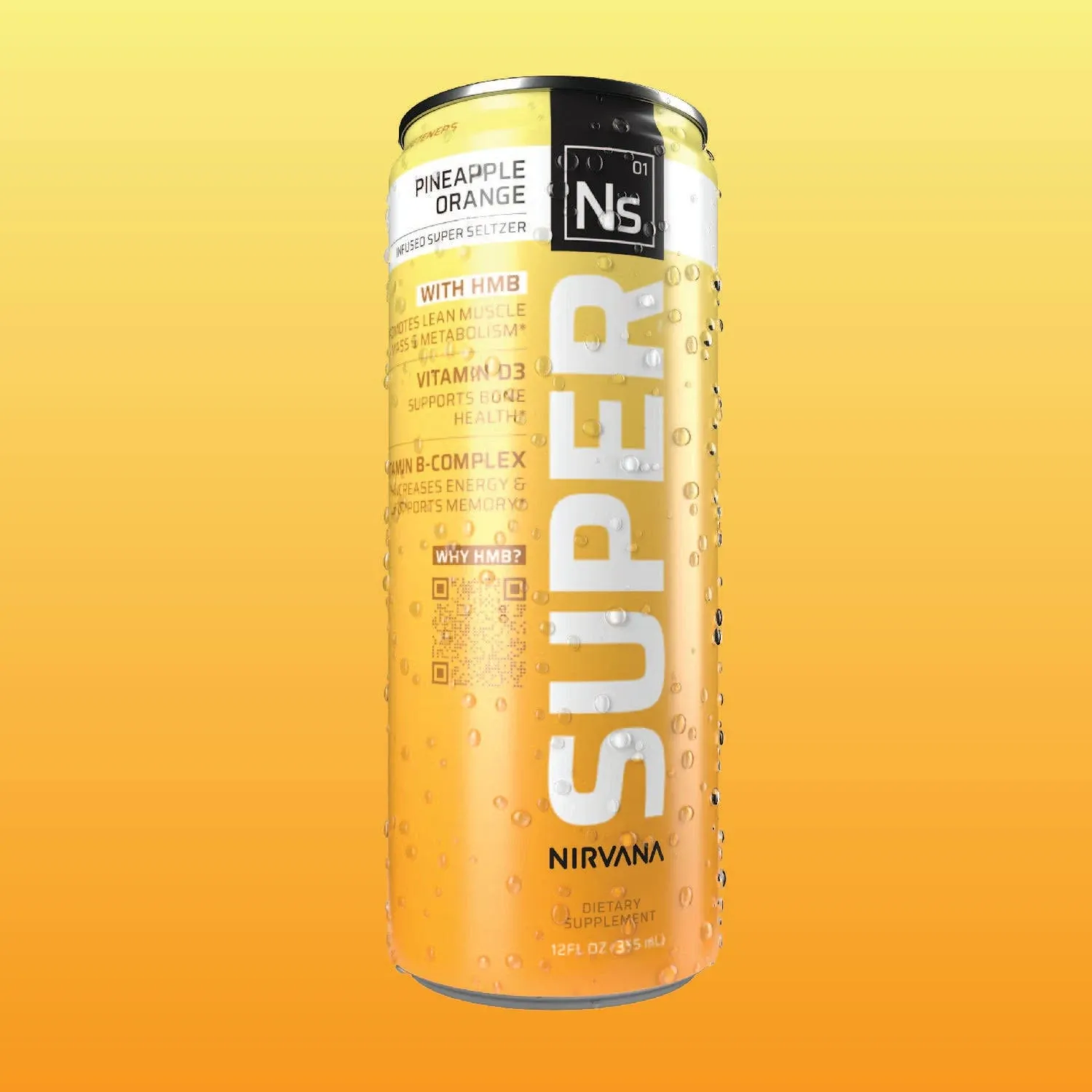 Nirvana Super Seltzer - Pineapple Orange (12pk)