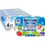 Capri Sun Roarin' Waters Strawberry Kiwi Flavored Water Beverage 10-6 Fl. Oz. Pouches