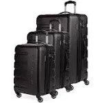 Swissgear 7366 Expandable Three Piece Hardside Luggage Set Black