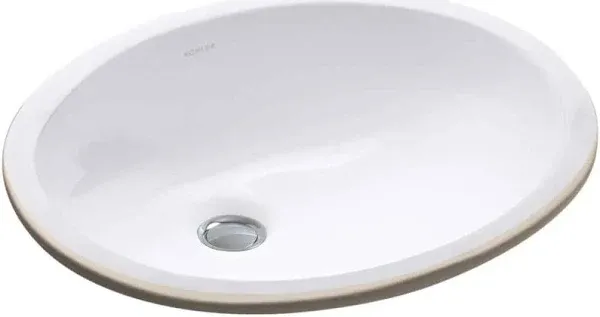 Kohler K-2209-0 Caxton Undercounter Bathroom Sink, White