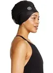 Soul Cap Swim Cap For Long Hair (Large) - Black