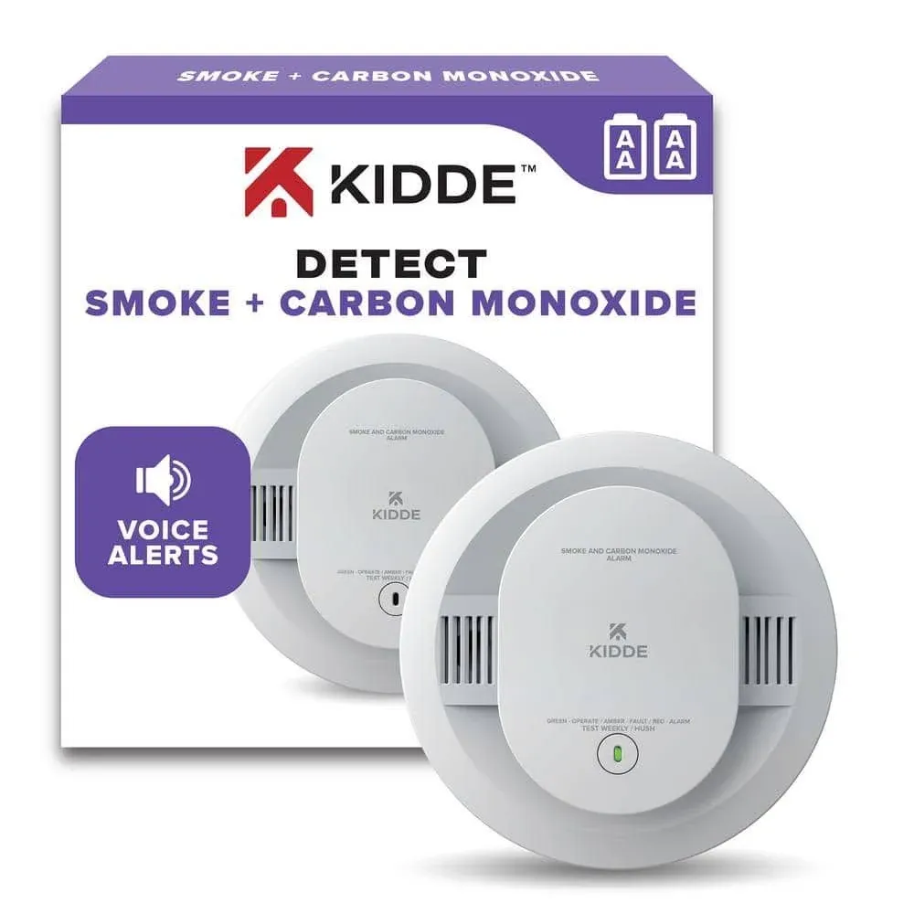 Kidde Smoke & Carbon Monoxide Detector AA Battery