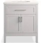 Hadron 30" Bathroom Vanity Cabinet with Sink and Quartz Top