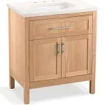 KOHLER K-39604-ASB Hadron 30" bathroom vanity cabinet with sink and quartz top