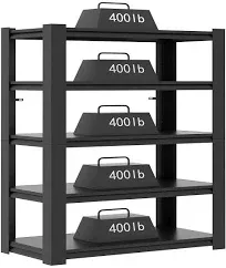 Garage Storage Shelves 72*35.4*15.7“G<wbr/>arage Shelving Adjustable 5 Tier Metal