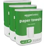 Amazon Basics 2-Ply Flex-Sheets Paper Towels, 12 Basics Rolls = 32 Regular Rolls, Everyday Value with 150 Sheets per Roll