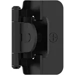 Amerock BP8704 Functional Hardware 1/2 Inch Overlay Surface Mount - Black