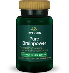 Swanson Pure Brainpower 60 Capsules