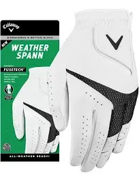 CALLAWAY WEATHER SPANN GOLF GLOVE LADIES L RIGHT HAND - BRAND NEW