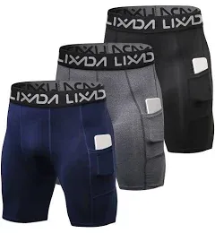 Lixada Men's Active Workout Underwear Shorts