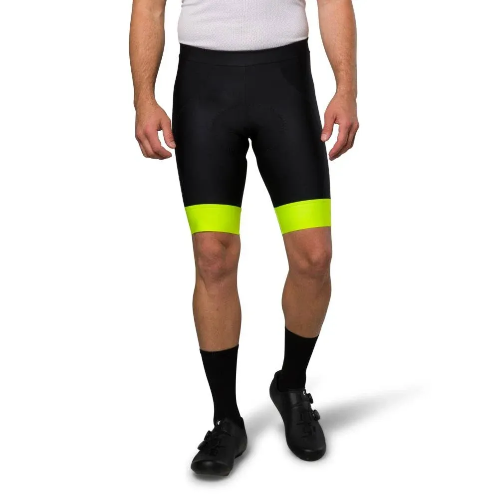 Pearl Izumi Attack Shorts (Black/Screaming Yellow) (2XL) 