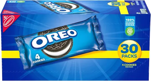 Oreos Single Serve 2 oz 30 Count