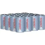 Tenergy D Size 10,000 mAh High Capacity NiMH Rechargeable Batteries