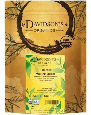 Davidson's Organics Herbal Mulling Spices Loose Leaf Tea