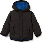 Amazon Essentials Babies, Toddlers, and Boys' Heavyweight Hooded Puffer Jacket