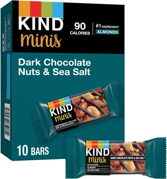 Dark Chocolate Nuts Sea Salt Kind Minis