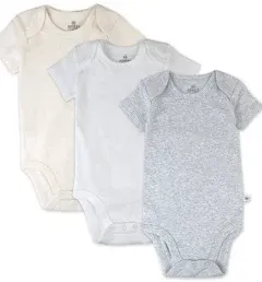 Honest Baby Clothing 5-pack Organic Cotton Short Sleeve Bodysuits