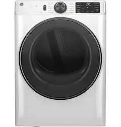 GE Smart Front Load Electric Dryer GFD55ESSNWW