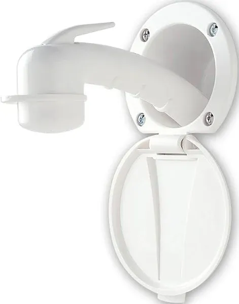 Rine Universal Collection All Plastic Recessed Shower White