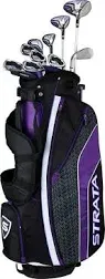 Callaway 4PKR190816007 Strata Ultimate Women&#039;s Complete Golf Set - Purple