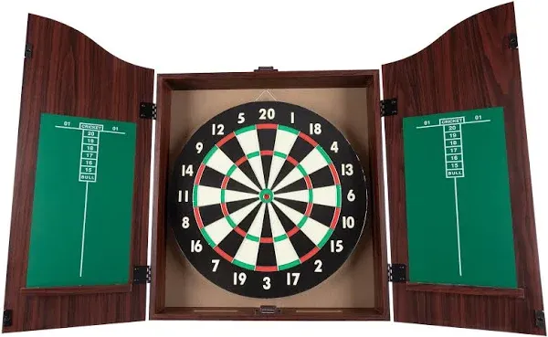 Trademark Games Dartboard Cabinet Set