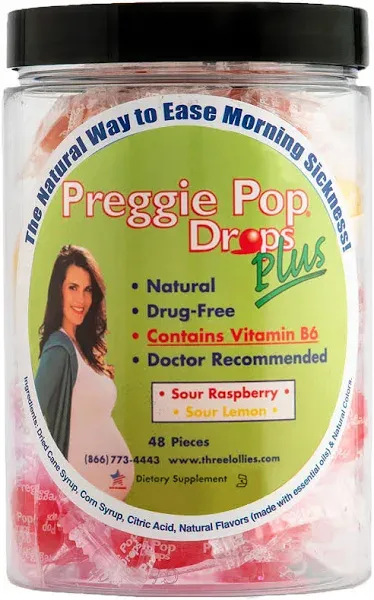 Preggie Pop Drops Plus Morning Sickness Relief