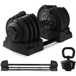 3-in-1 Multifunctional Home Gym Workout Dumbbell Set