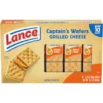 Lance Captain's Wafers Sandwich Crackers, Cheese (13.7 oz, 10 ct)