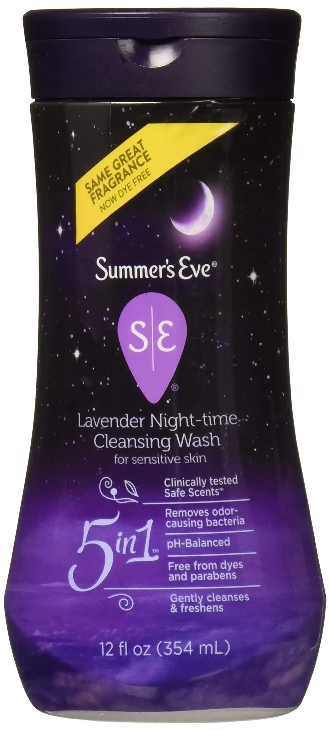 Summers Eve Night Time Sensitive Skin Cleansing Wash Lavender 12oz Each