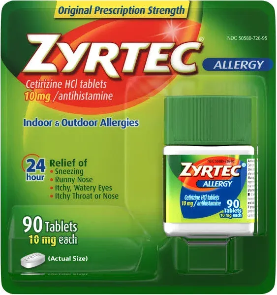 Zyrtec Allergy Tablets