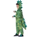 Dress Up America Dinosaur Jumpsuit T-Rex Costume for Kids, Green - Small - 4-6 Years