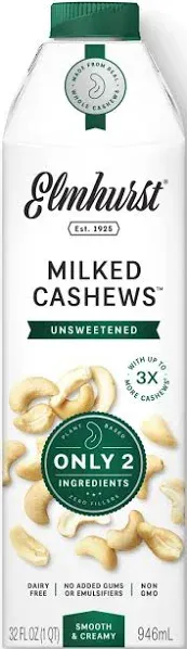 Elmhurst Unsweetened Cashew Milk