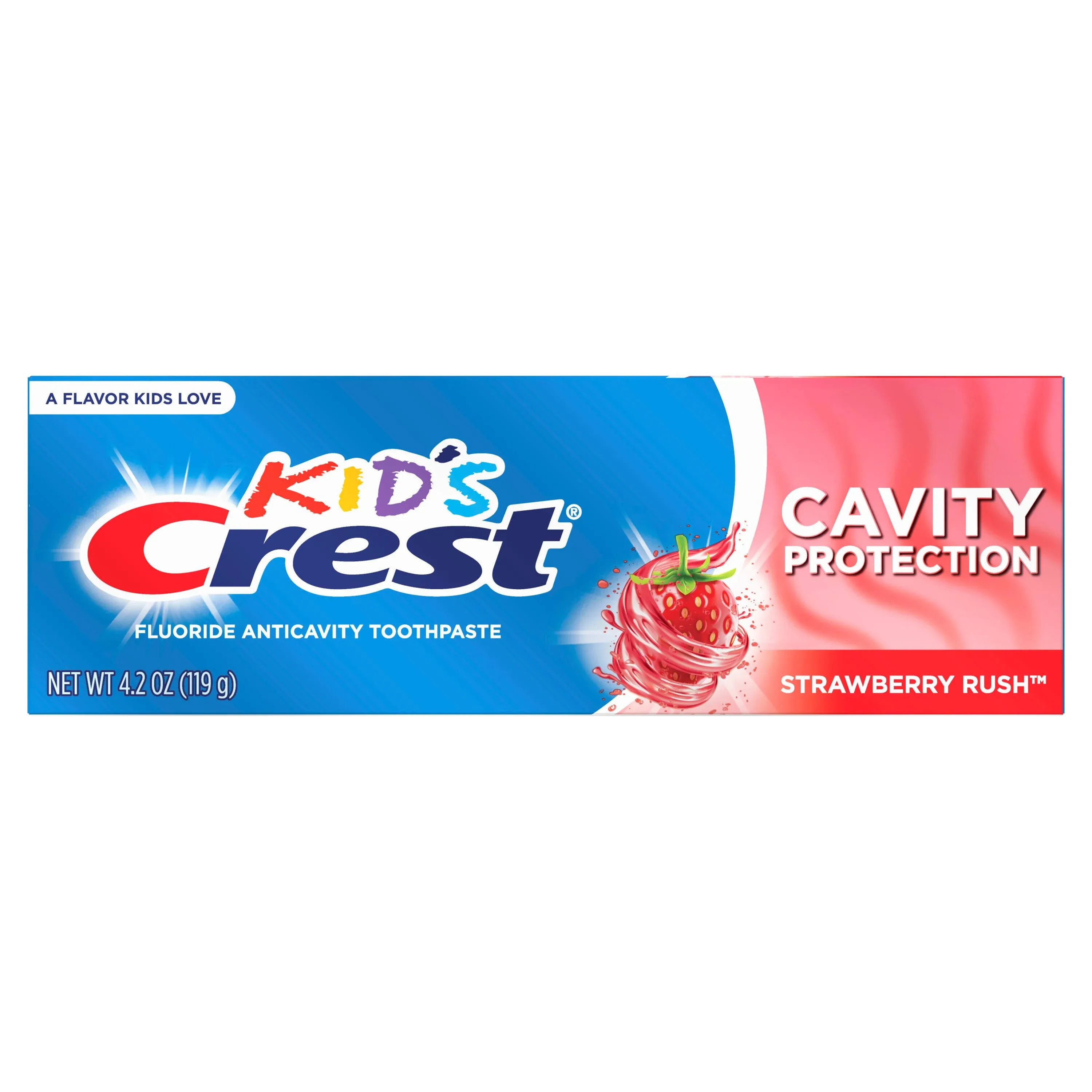 Crest Kid's Cavity Protection Fluoride Toothpaste - Strawberry Rush, 4.2 oz