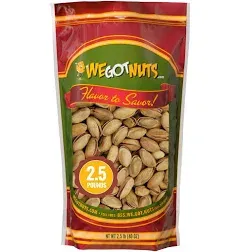 Turkish Pistachios Antep Roasted Salted, in Shell - We Got Nuts 2 LBS.