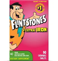 Flintstones Children's Chewable Multivitamin with Extra Iron