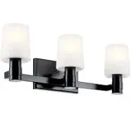 Kichler Adani 3-Light Black Vanity Light