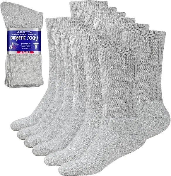 Debra Weitzner Men's Crew Diabetic Socks