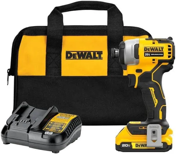 DeWalt DCF809D1 ATOMIC 20V MAX Brushless Cordless Compact 1/4 in. Impa