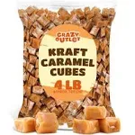 Kraft Caramel Candy, Classic Chewy Squares, Bulk Pack 4 Pounds