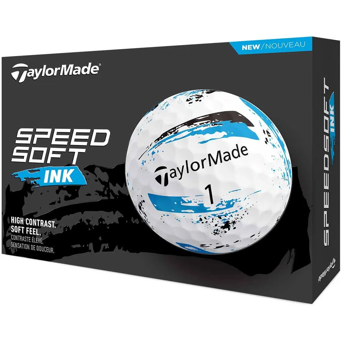 TaylorMade SpeedSoft Golf Balls Blue Ink